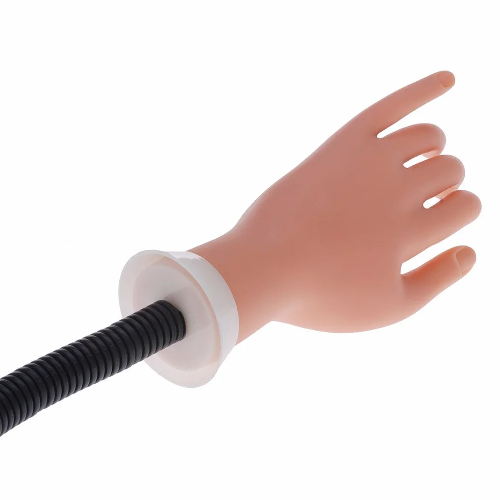 Mano Modello Pratica Nail Art,Morbida per Manicure Dito di Formazione Plastica Manicure Dito Con la Staffa Può Essere Piegato