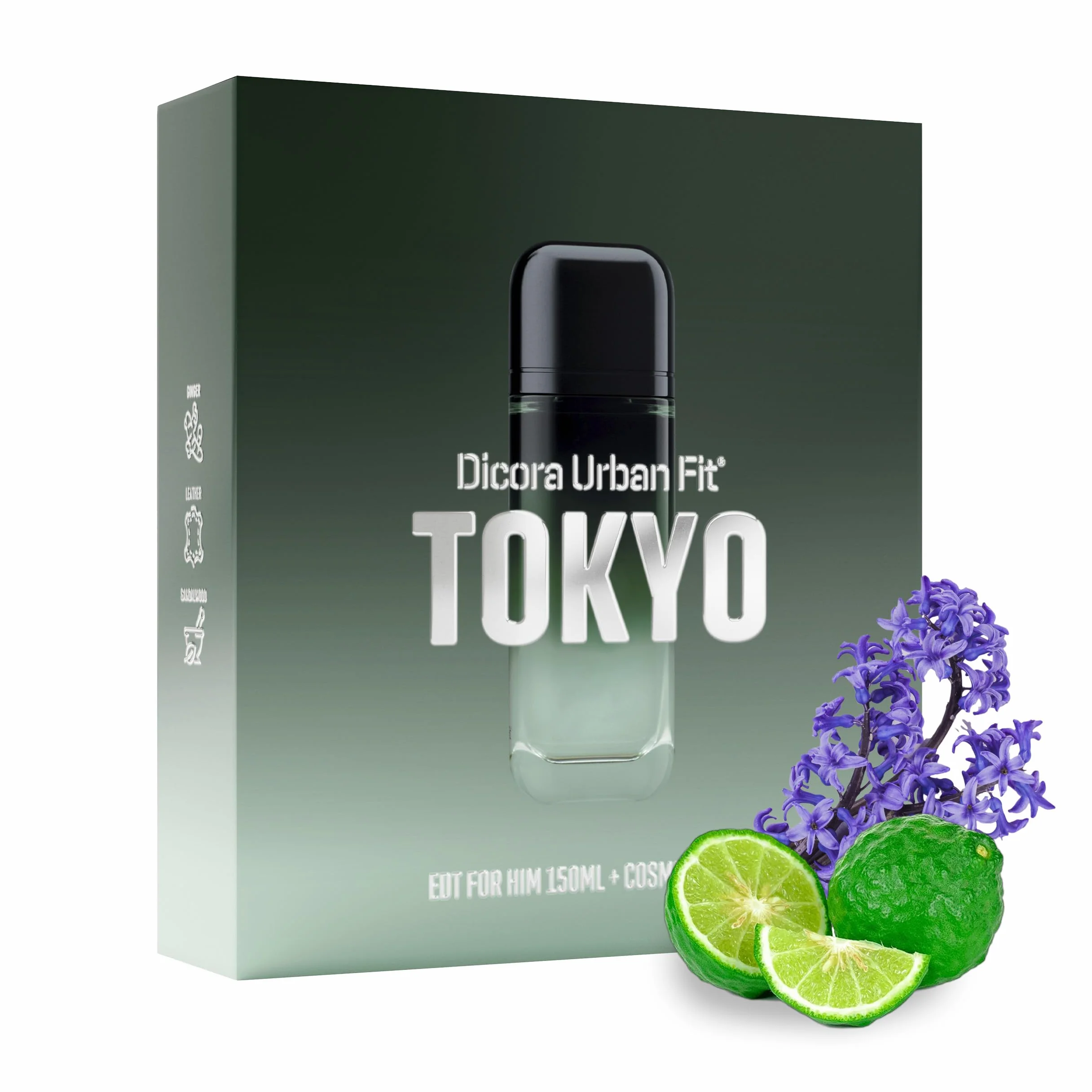 Dicora Uf Set Tokyo For, fragranza in eau de toilette per l’uso quotidiano, pensata per essere indossata in ogni stagione, flacone da 150 ml ideale per chi ama prendersi cura di sé con piccole abitudi
