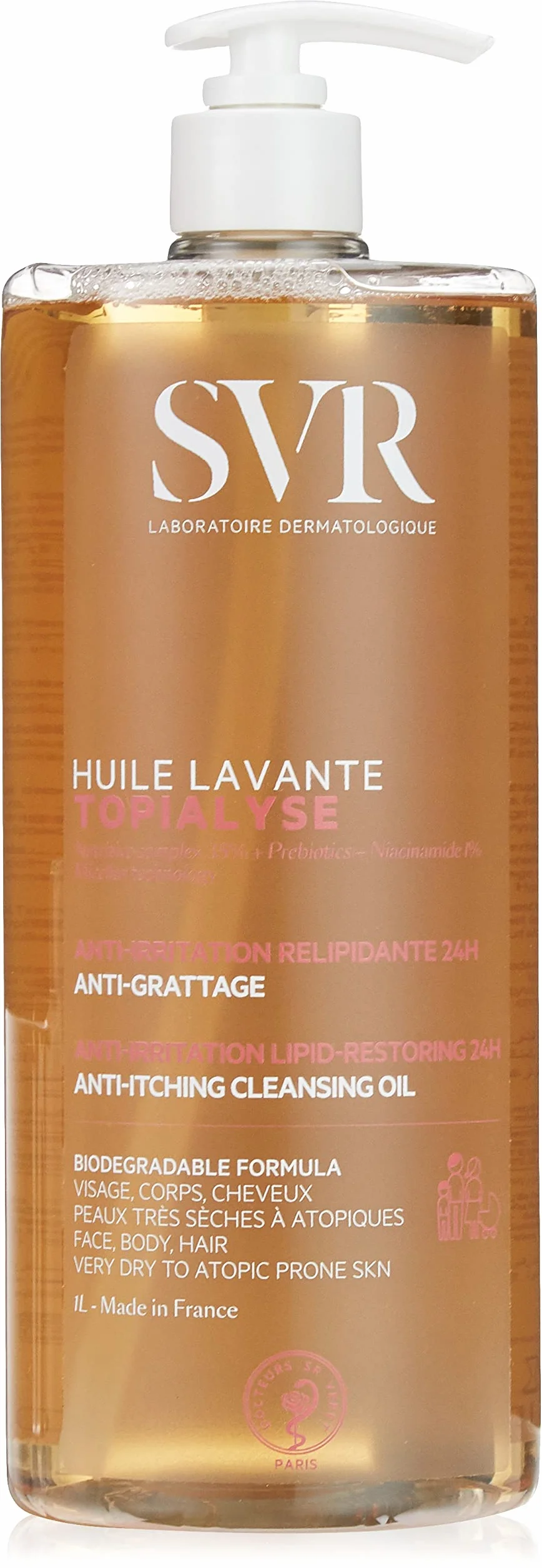 SVR Topialyse Aceite Micelar Lavante, 1 Litro