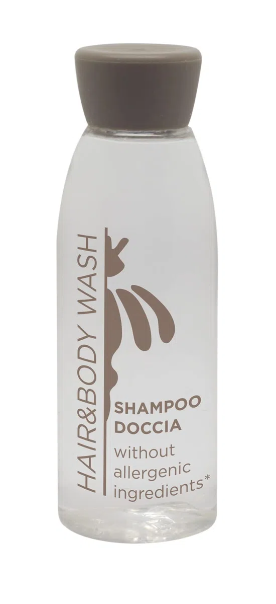 PRESENT-MORE - Doccia Shampoo 30ml Flower - Confezione da 250 Pezzi - Shampoo Doccia Monodose Senza Allergeni - Fragranza Tè Verde - Ideale per Hotel e B&B