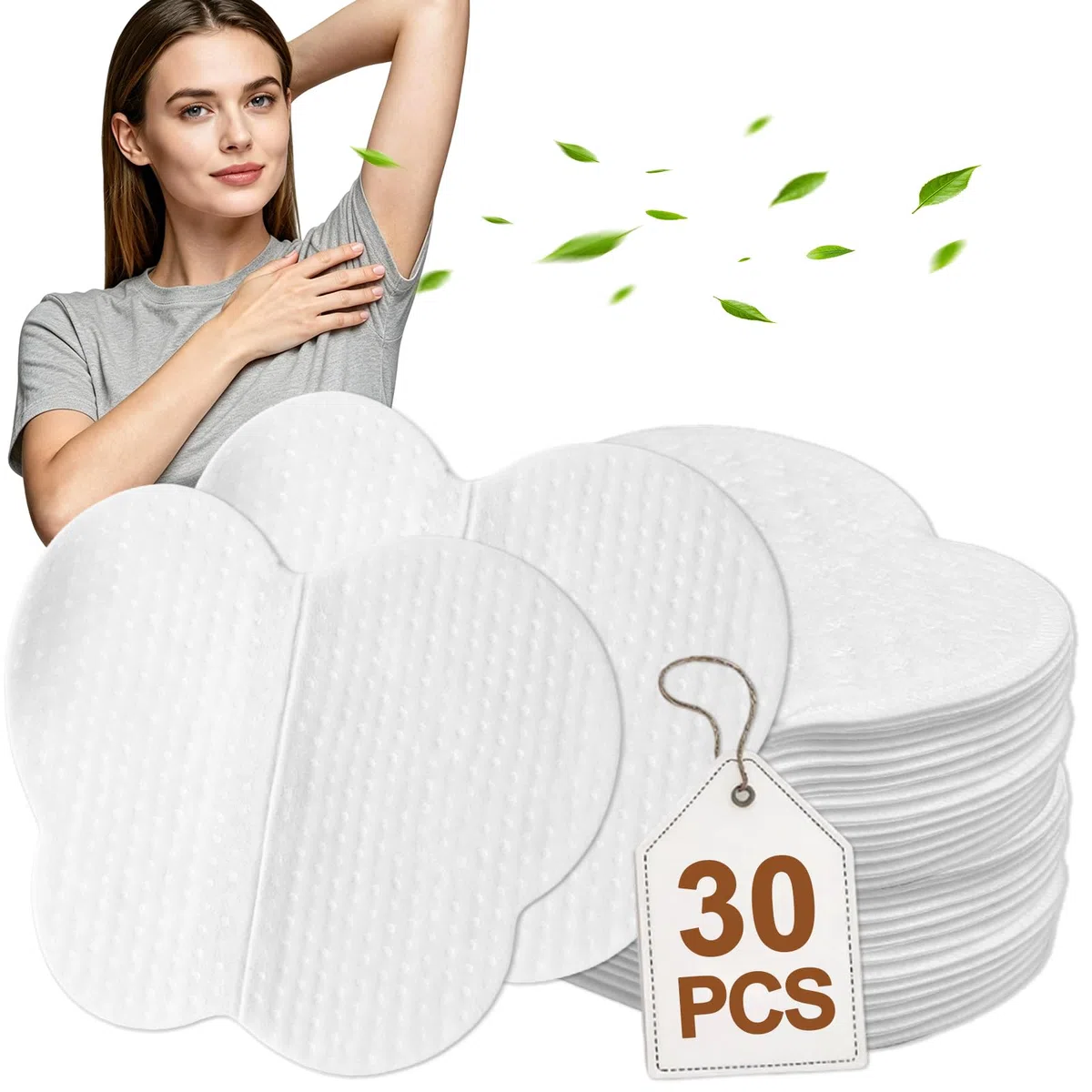 60 Pezzi Ascelle Assorbenti, Forma di Farfalla Alette Copri Salva Ascelle, Una Sola Volta Pastiglie Assorbi Sudore, Assorbe le Macchie di Sudore, Invisibili e Traspiranti per Uomo e Donna